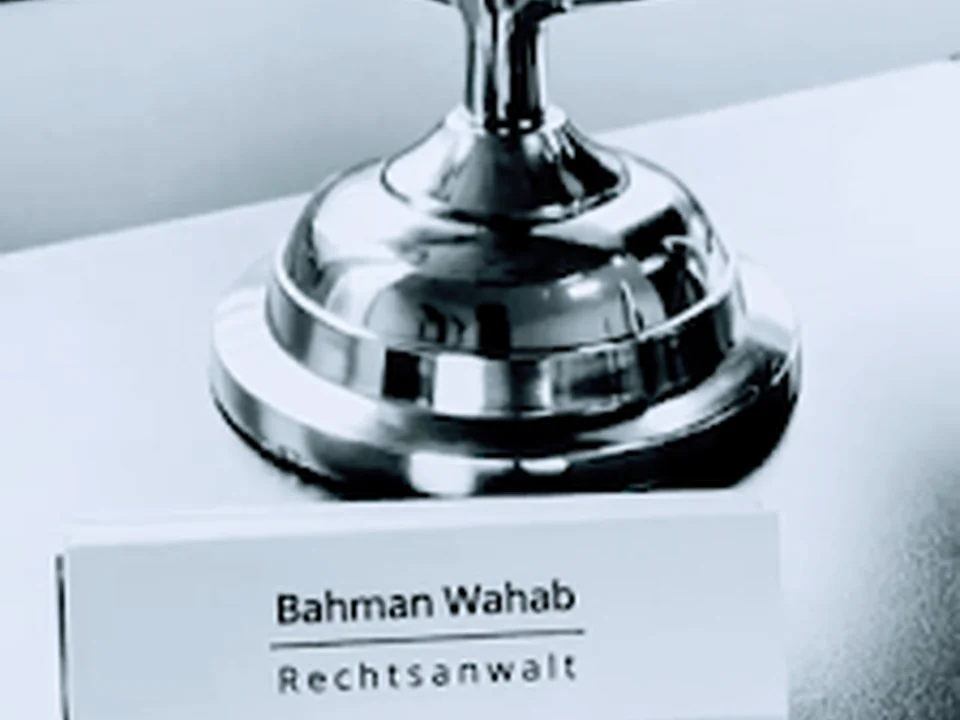 Rechtsanwalt Bahman Wahab