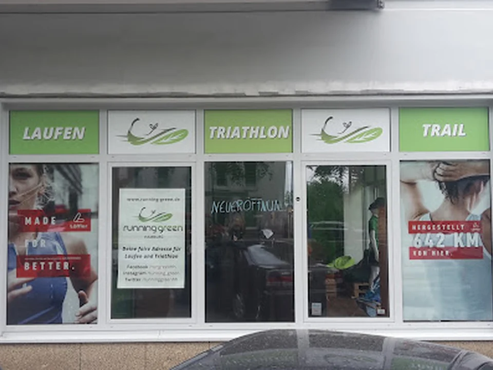 running green