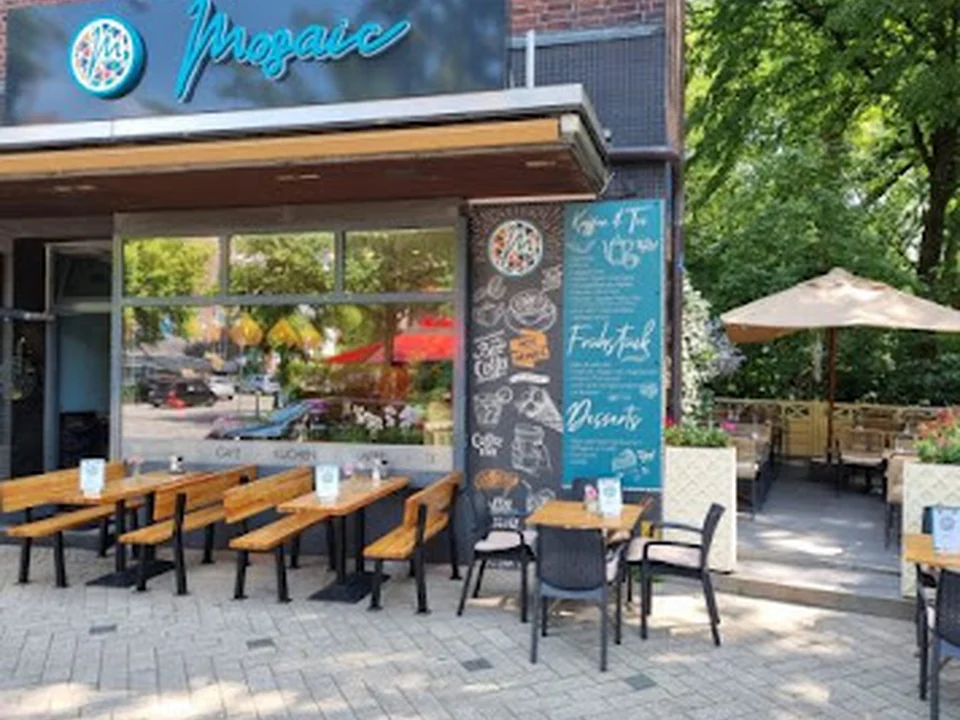 Café Mosaic - Frühstück bis 18 Uhr, Brunch, Kaffee, Kuchen, Waffel & Eis, Hamburg