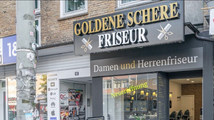 Goldene Schere Friseur